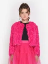 MONNALISA GIRLS FEATHERED JACKET