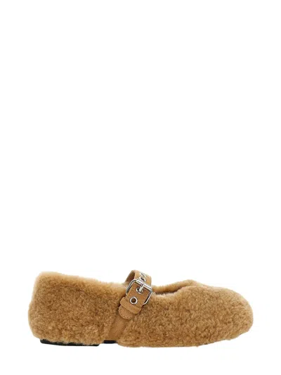 Monnalisa Girls' Flat Shoes In Brown