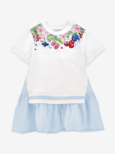 MONNALISA MONNALISA GIRLS FRUIT DRESS