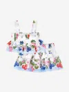Monnalisa Girls Fruity Flower Skirt Set