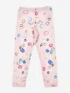Monnalisa Girls Gem Print Leggings In Pink