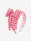 Monnalisa Checked Headband