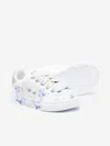 Monnalisa Girls White Leather Disney Trainers In White