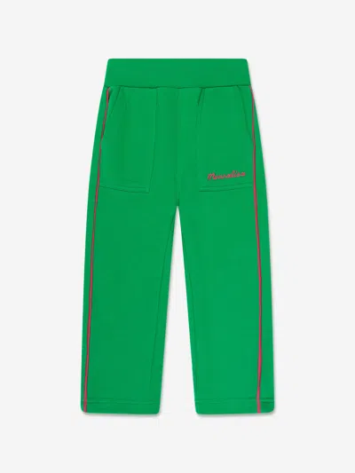 Monnalisa Babies' Girls Logo Joggers In Green