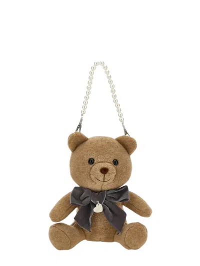 Monnalisa Girls' Mini Handbag In Beige