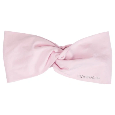 Monnalisa Kids' Girls Pink Cotton Headband