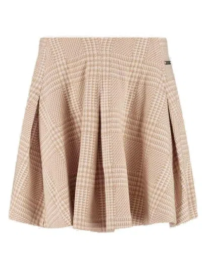 Monnalisa Girls' Pleated Skirt In Neutral