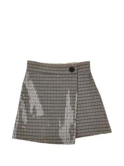 Monnalisa Girls' Skirt With Decorative Detail In Purple