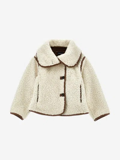 MONNALISA MONNALISA GIRLS TEDDY FLEECE COAT