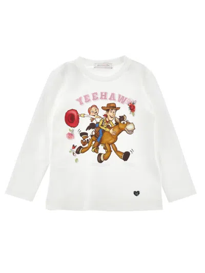 Monnalisa Girls' T-shirt In White