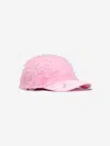 Monnalisa Ruffled-detail Cap In Pink