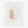 Monnalisa Baby Girls Princess Maxi T-shirt In White