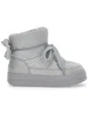 Monnalisa Glitter Boots In Silver