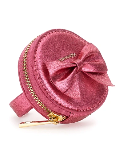 Monnalisa Glitter Bracelet Purse In Pink