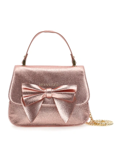 Monnalisa Kids'   Glitter Handbag In Rosa Fairy Tale