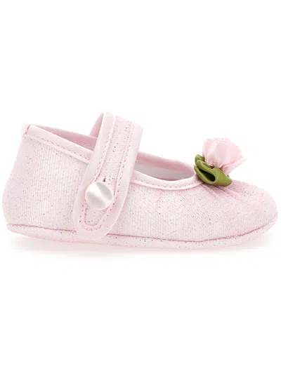 Monnalisa Kids'   Glitter Shoes In Pink