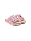Monnalisa Hausschuhe Mit Schmuckschnalle In Pink
