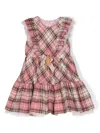 Monnalisa Graphic-print Cotton Dress In Pink