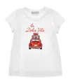 Monnalisa Graphic-print T-shirt In White