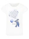 Monnalisa Short-sleeved T-shirt In White