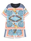Monnalisa Graphic-print Tracksuit In Blue