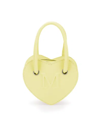Monnalisa Babies'   Heart Bag In Light Yellow