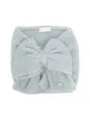 Monnalisa Heart-charm Pullover Scarf In Grey