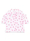 Monnalisa Heart-print Blouse In White