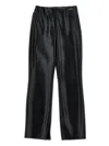 Monnalisa High-rise Flared Trousers In Black
