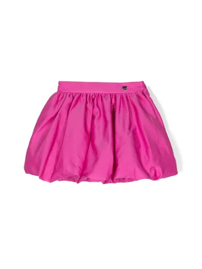 Monnalisa Kids' High-waisted Skirt In Pink