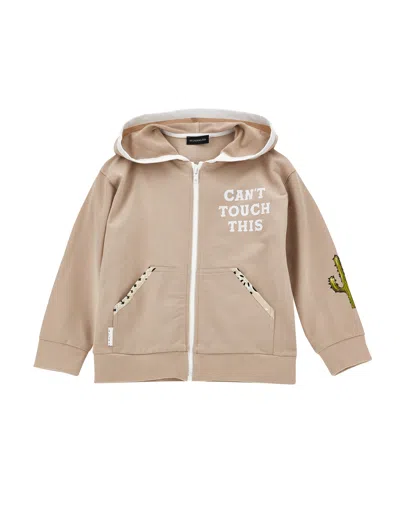 Monnalisa Kids'   Hoodie In Beige