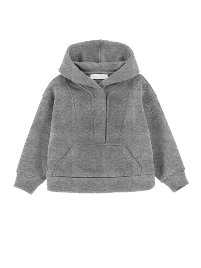 Monnalisa Kids'   Hoodie In Grey