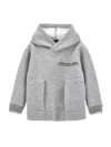 Monnalisa Hoodie In Grey + Cream