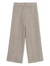 Monnalisa Houndstooth-pattern Trousers In Multi