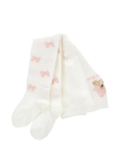 Monnalisa Babies' Intarsia Knit Socks