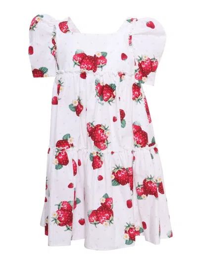 MONNALISA ISCHIA WHITE DRESS