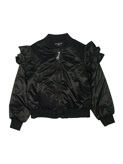 Pre-owned Monnalisa Kids' Jacket In Black
