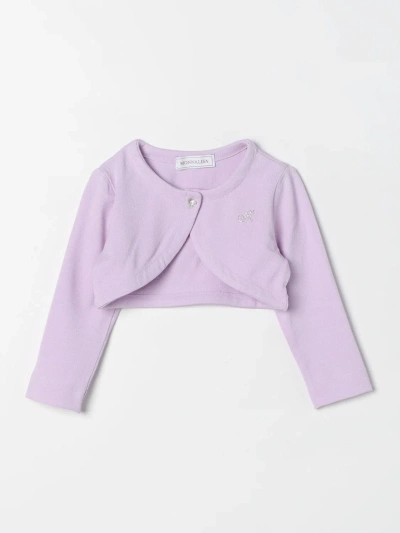 Monnalisa Jacket  Kids Color Lilac In Lilac