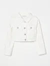 Monnalisa Jacket  Kids Color Yellow Cream In White