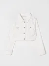 Monnalisa Jacket  Kids Color Yellow Cream In Yellow Cream