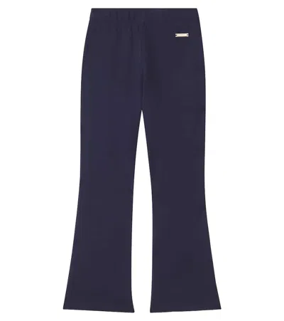 Monnalisa Kids' Jazz Flared Pants In Blue