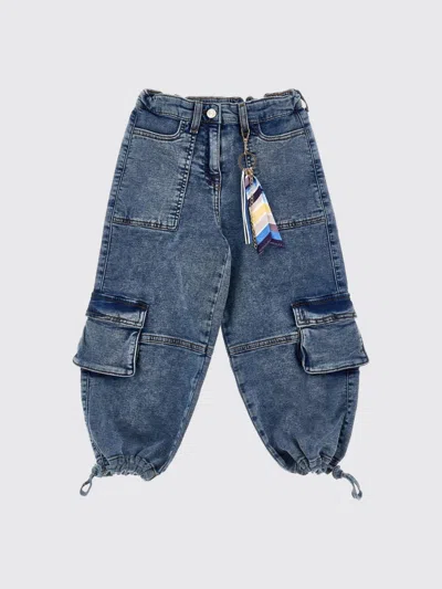 Monnalisa Jeans Kids Color Blue