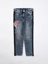 MONNALISA JEANS MONNALISA KIDS COLOR BLUE,F95457009