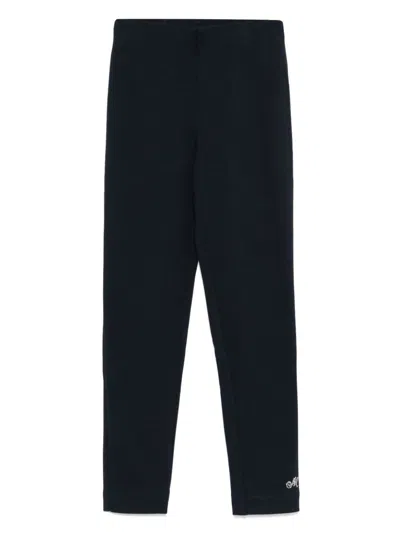 Monnalisa Kids' Jersey Leggings In Blue