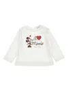 Monnalisa Jersey T-shirt In White