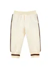 Monnalisa Jogginghose Mit Paspel-sweatshirt In Neutral
