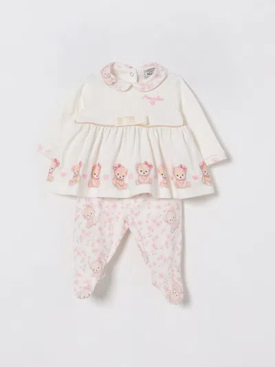 Monnalisa Babies' Jumpsuit  Kids Color White