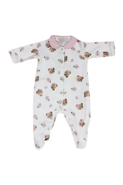 Monnalisa Babies' Jumpsuit In White