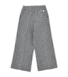 Monnalisa Geometric-pattern Straight-leg Trousers In Multi