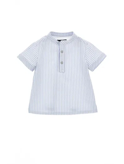 Monnalisa Kids'   Korean Polo Shirt In White